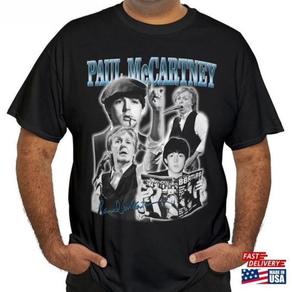 Paul Mccartney T-Shirt, Hip Hop Graphics Unisex T-shirt